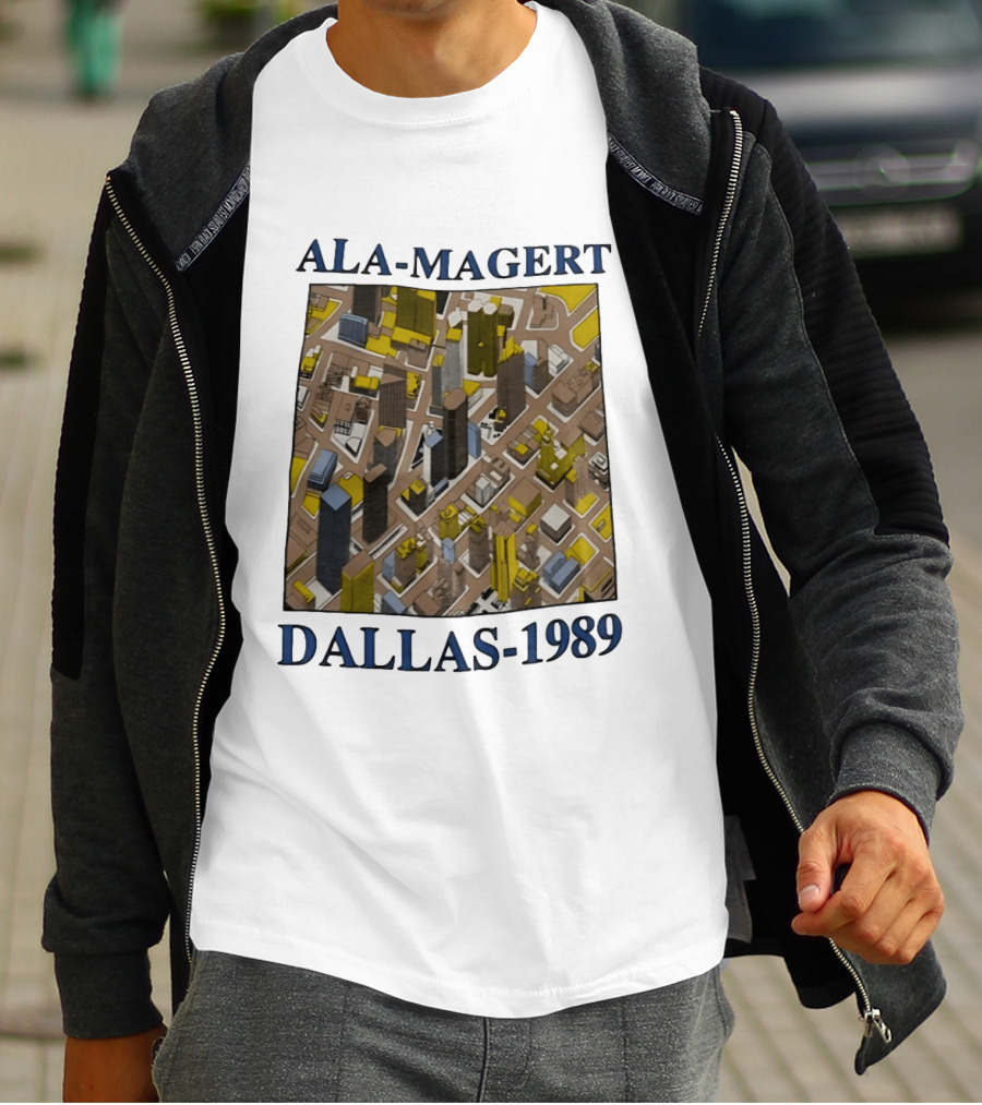 Ala Magert Dallas 1989 Cityscape Architecture T-Shirt