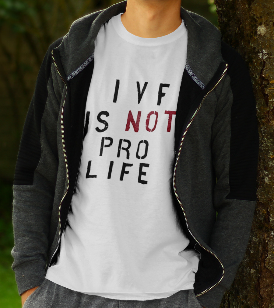 JD Vance IVF Is Not Pro Life Message T-Shirt