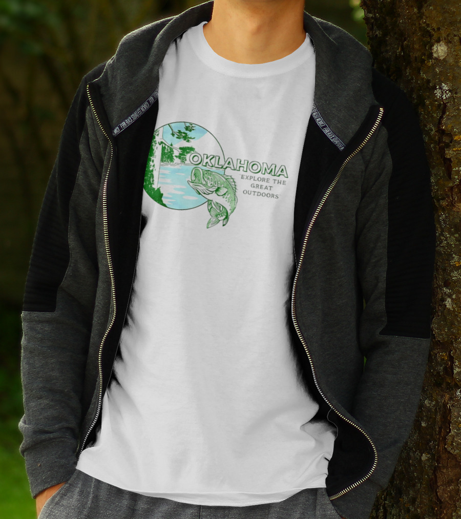 Oklahoma Fishing Explore The Great Outdoors T-Shirt