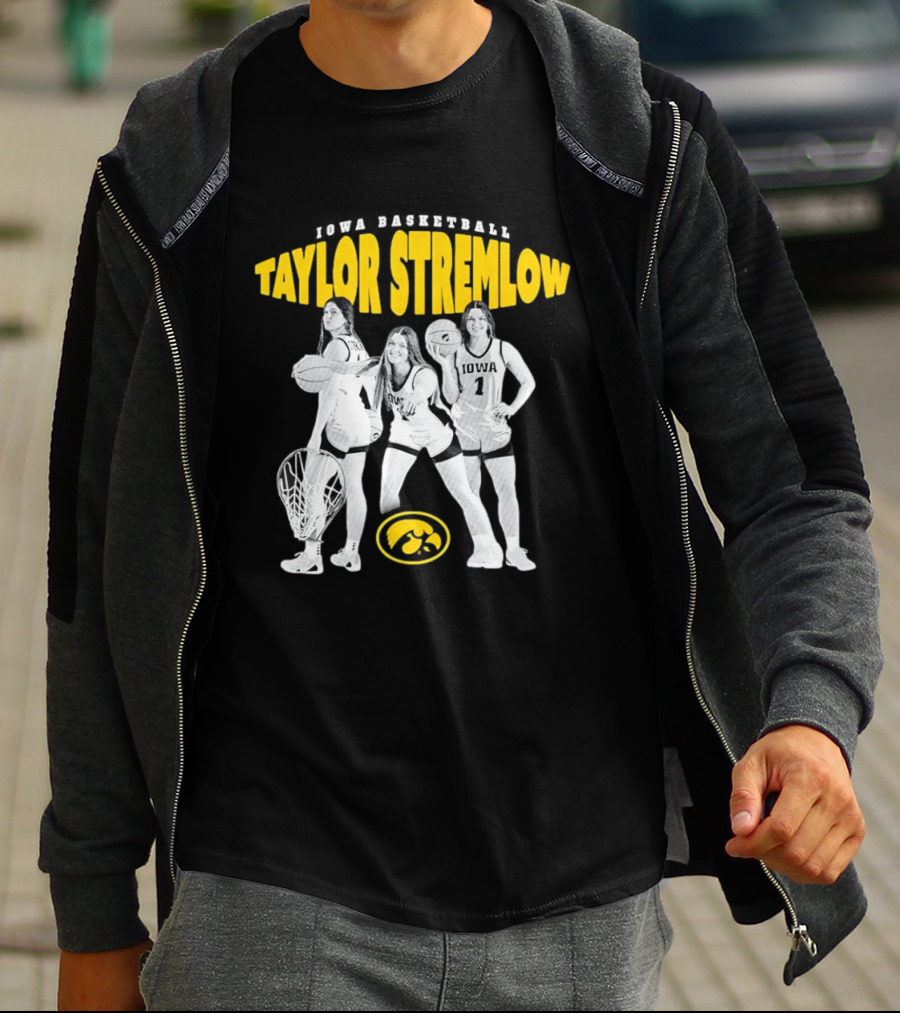 Taylor Stremlow Iowa Hawkeyes Basketball 90s Style Retro Sports T-Shirt