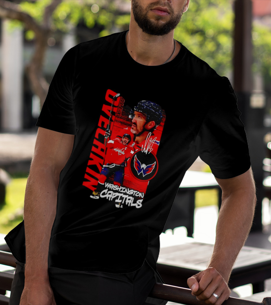 Washington Capitals Ovechkin NHL Hockey Playmaker Team Captain T-Shirt
