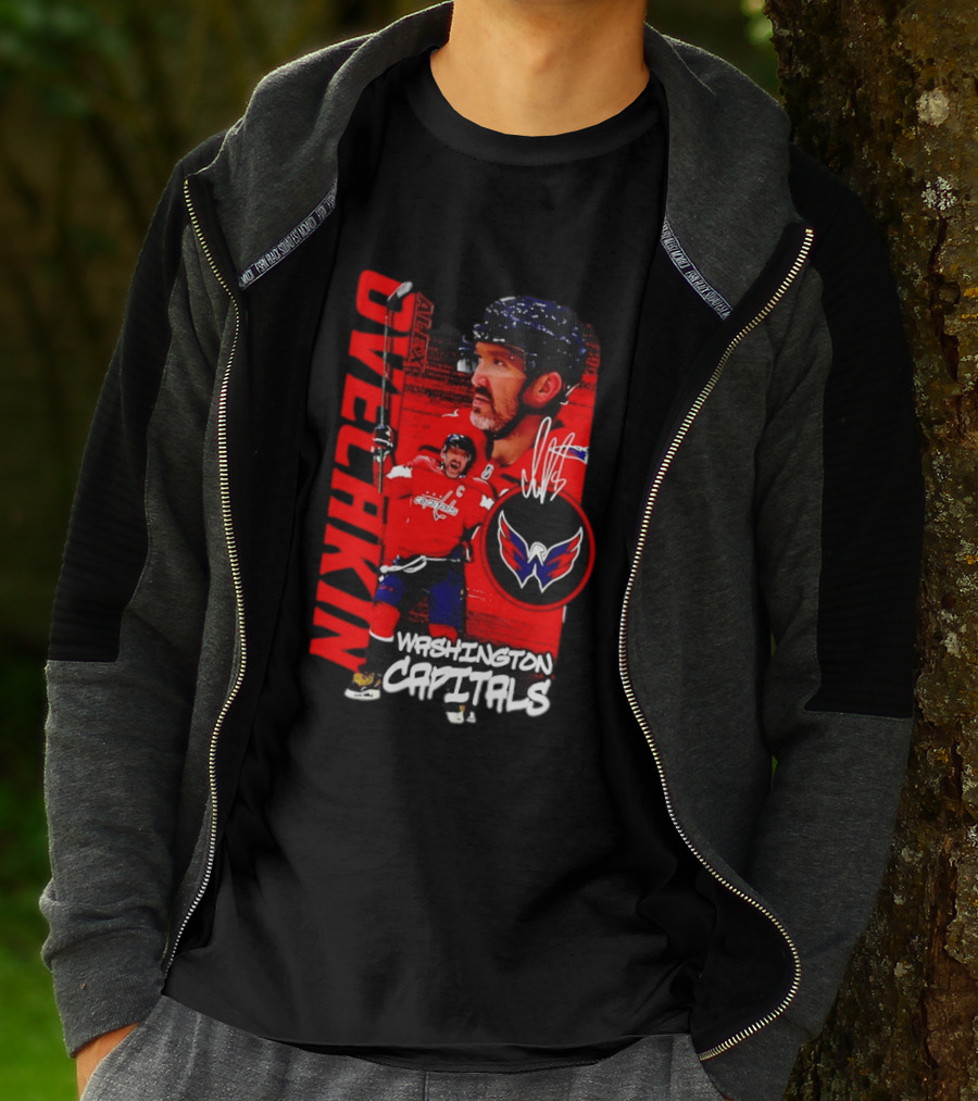Washington Capitals Ovechkin NHL Hockey Playmaker Team Captain T-Shirt