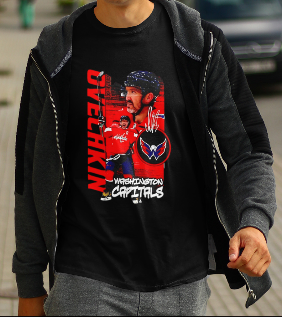 Washington Capitals Ovechkin NHL Hockey Playmaker Team Captain T-Shirt