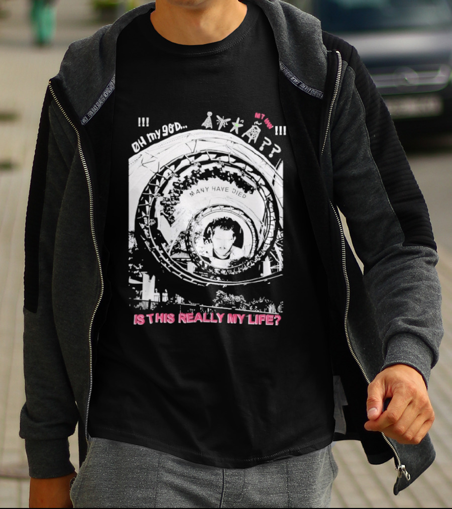 Cruelster Oh My God Is This Really My Life Spiral T-Shirt