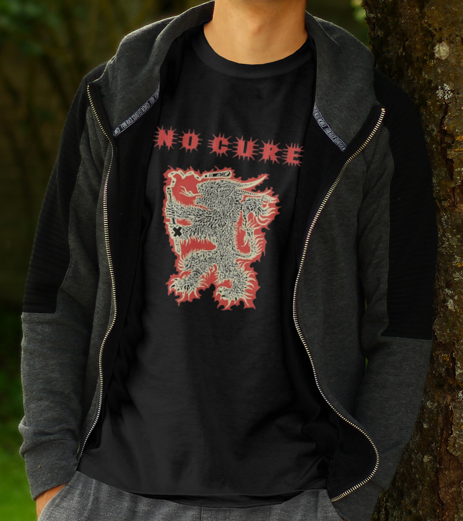 No Cure Band Furry Dragon Monster T-Shirt