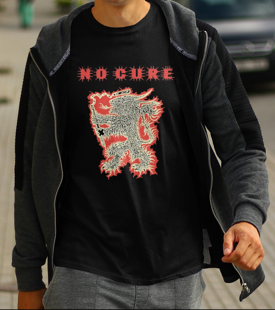 No Cure Band Furry Dragon Monster T-Shirt