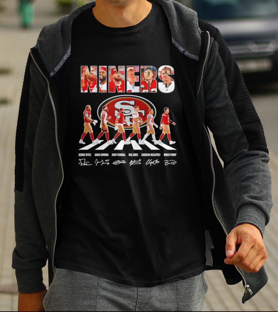 Niners San Francisco 49ers Abbey Road NFL Collaboration 2026 T-Shirt