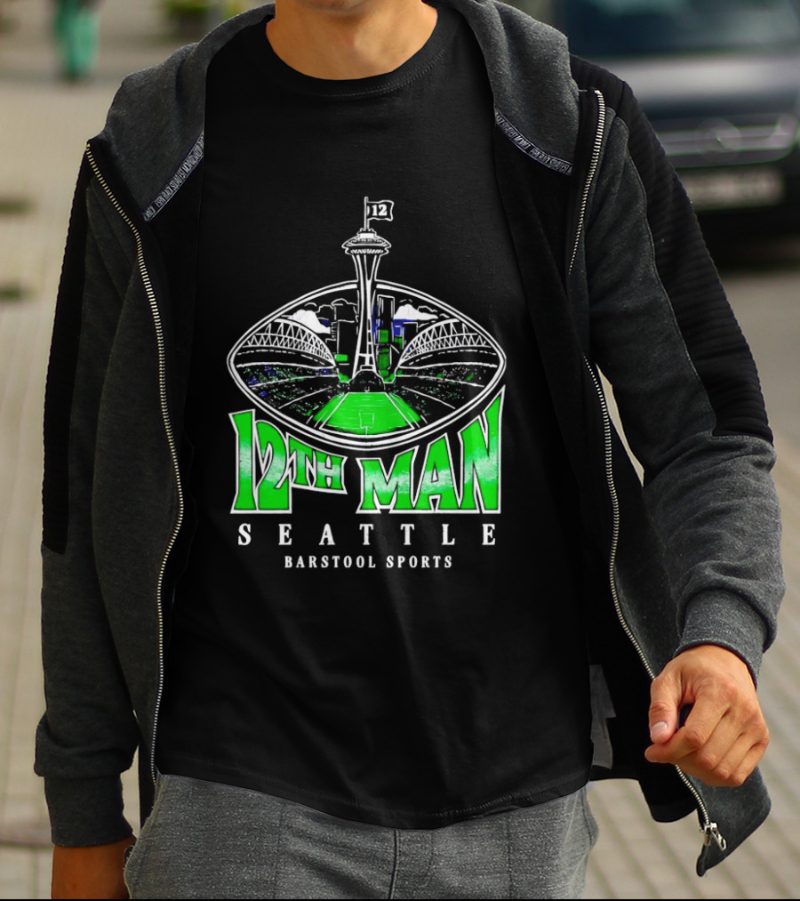 Seattle 12th Man Barstool Sports T-Shirt