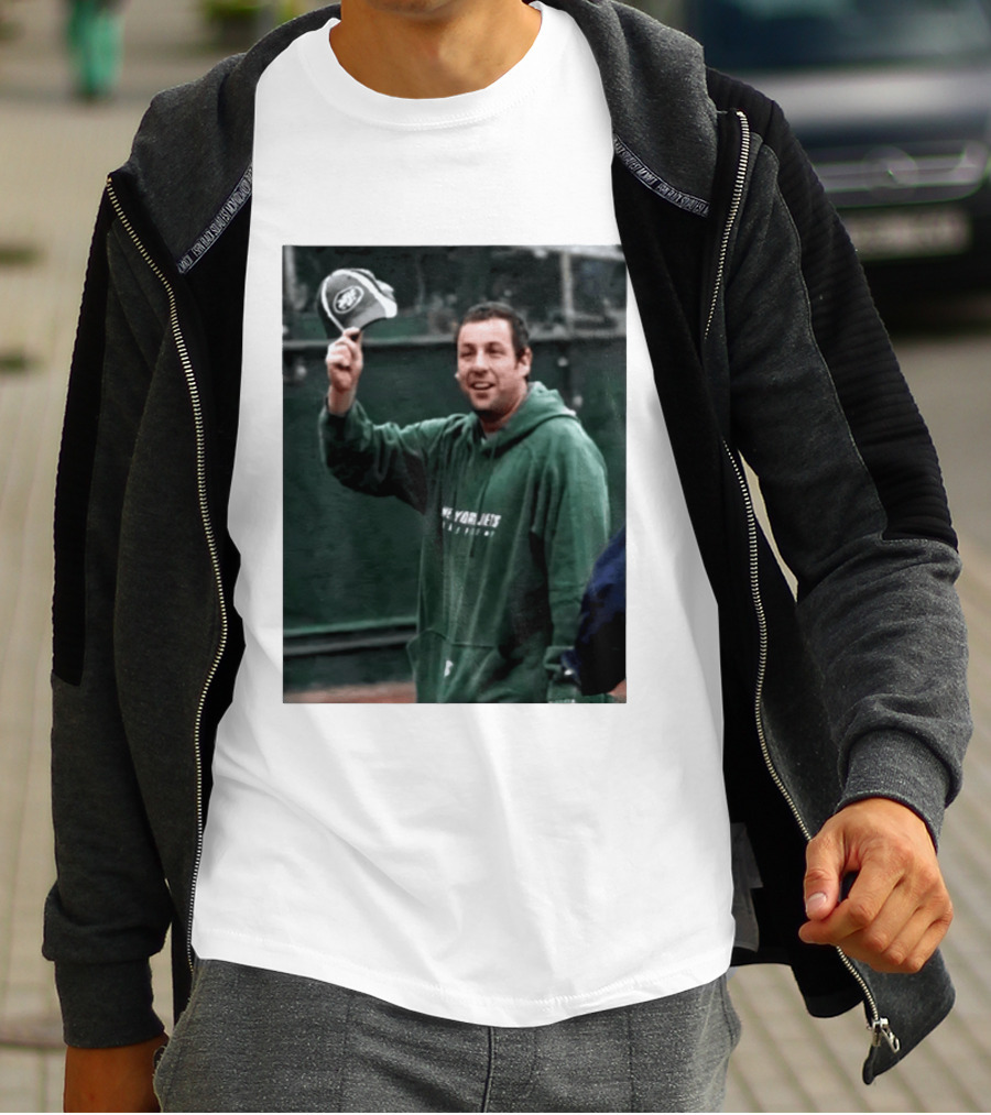 Adam Sandler New York Jets Fan Football T-Shirt