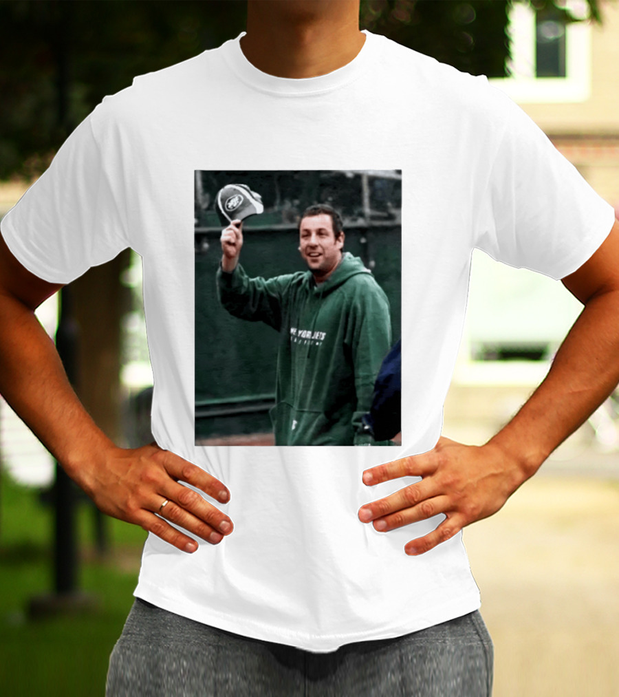 Adam Sandler New York Jets Fan Football T-Shirt