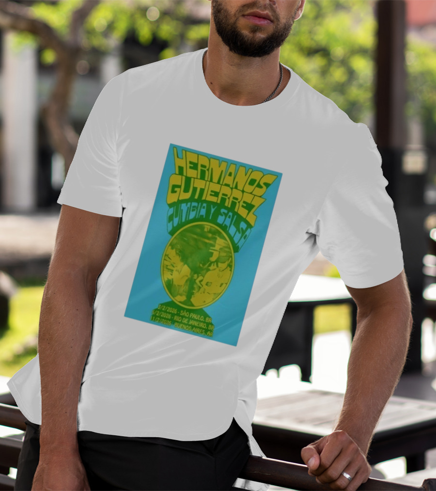 Hermanos Gutiérrez Cumbia Y Salsa São Paulo Rio Buenos Aires 2026 T-Shirt