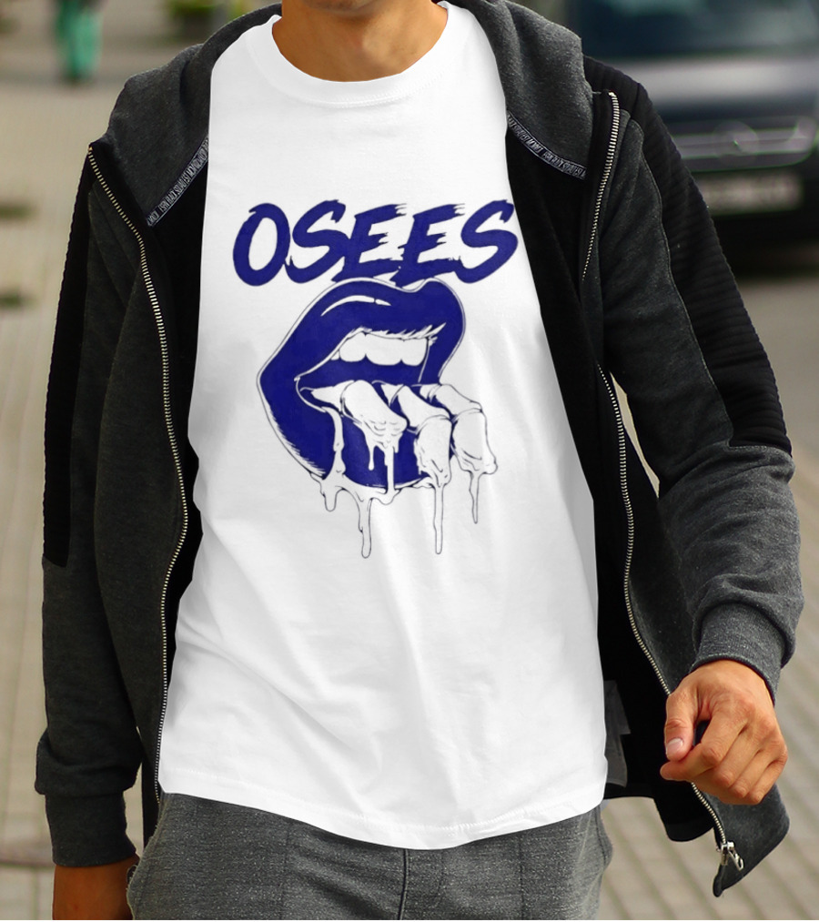 Osees Mouth With Dripping Blue Fingers T-Shirt