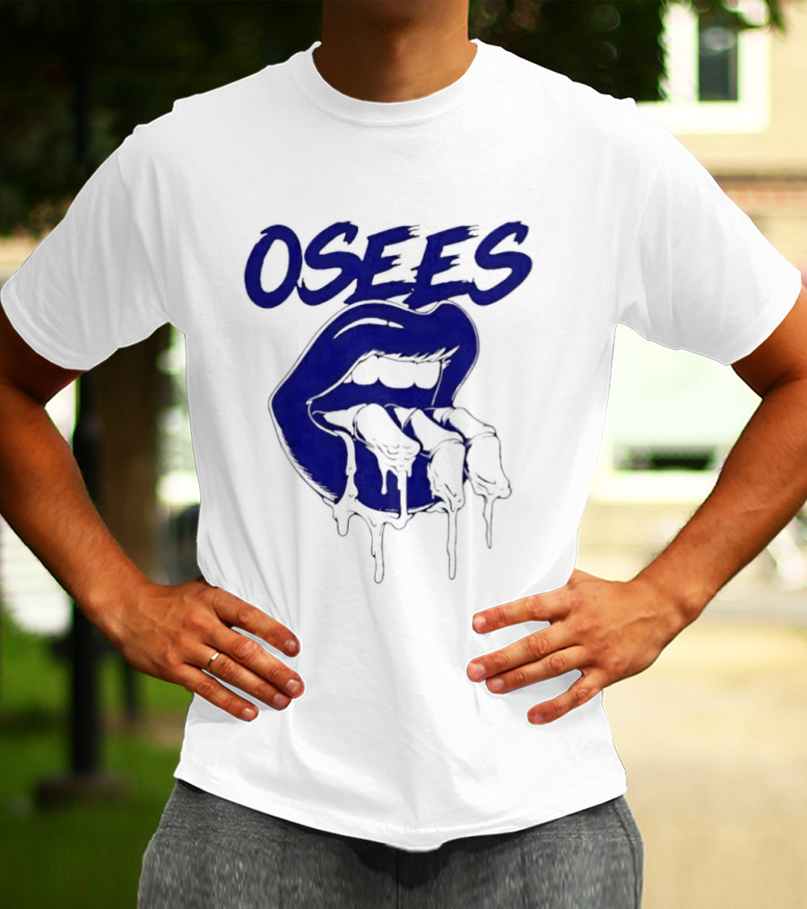 Osees Mouth With Dripping Blue Fingers T-Shirt