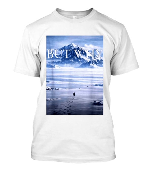 But Why Penguin Mountains T-Shirt