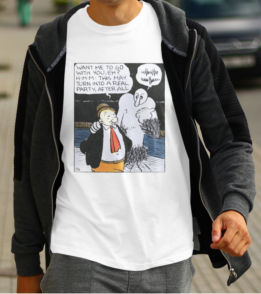 Popeye Comic Want Me To Go With You This May Turn Into A Real Party T-Shirt