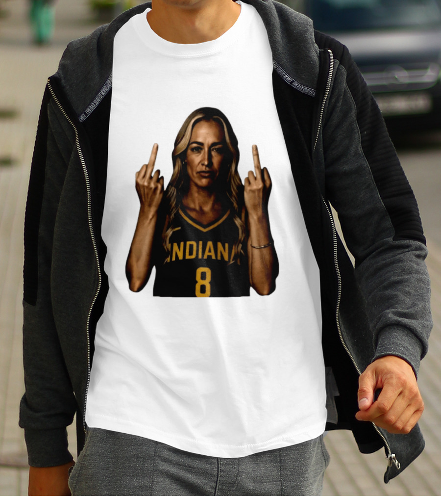 INDIANA 8 Flipping The Bird T-Shirt