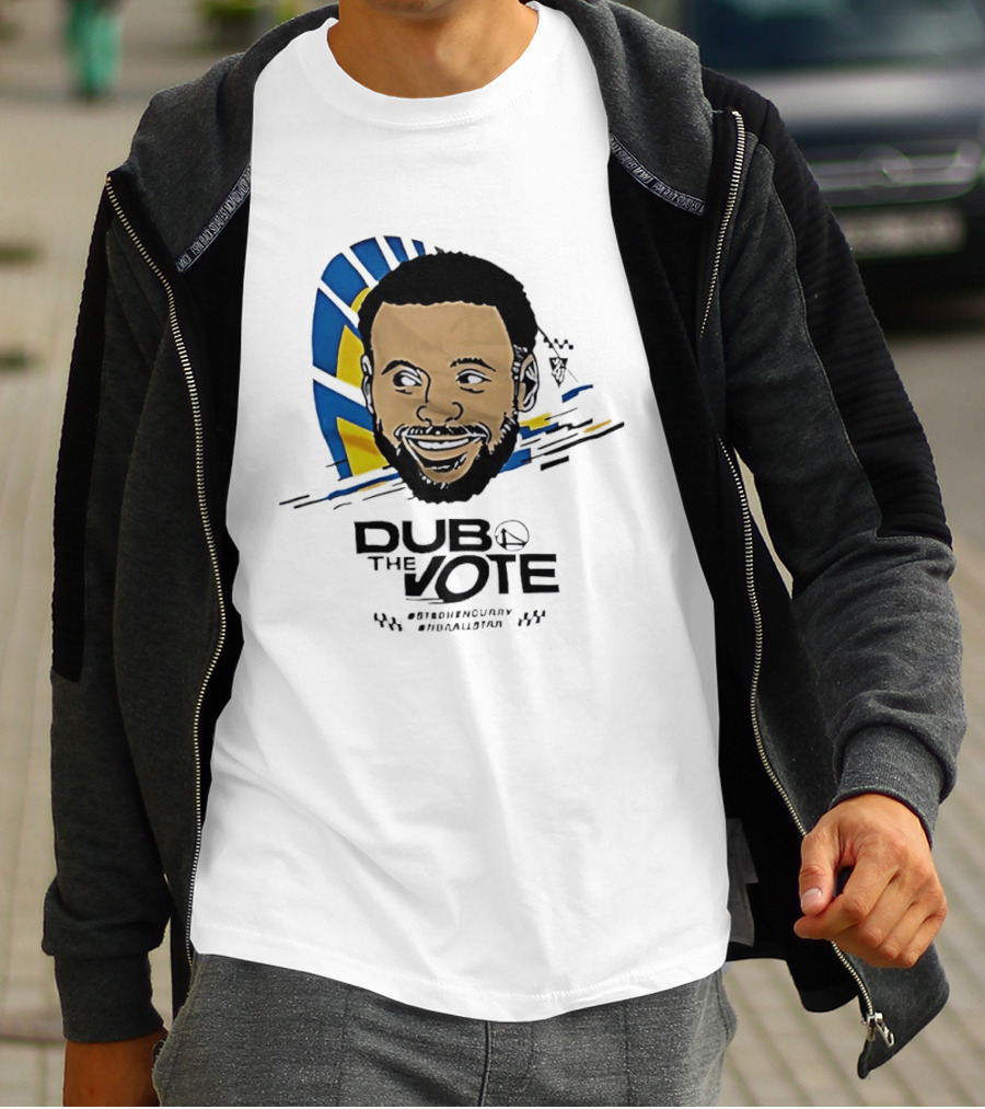 Stephen Curry Golden State Warriors Dub The Vote NBA Basketball Fan T-Shirt