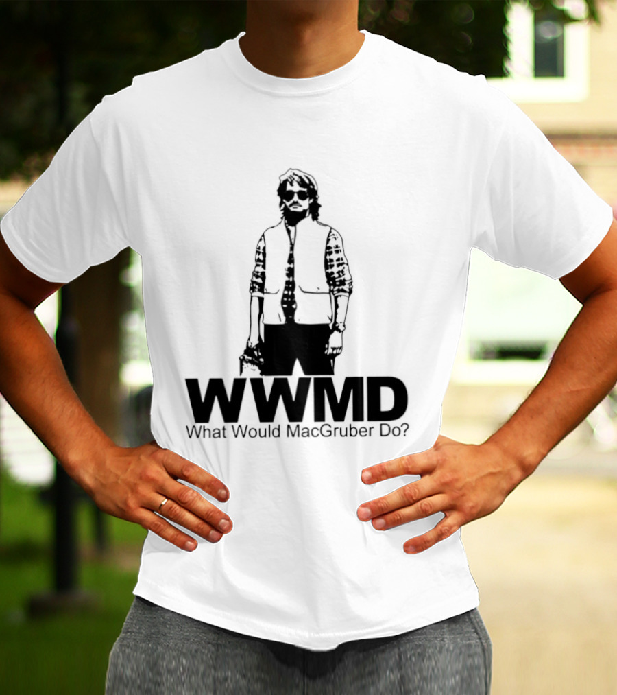 WWMD What Would Macgruber Do Vest T-Shirt