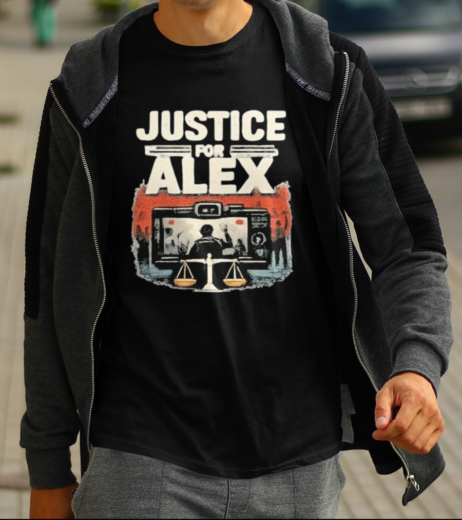 Justice For Alex Memorial Tribute Scales Of Justice T-Shirt