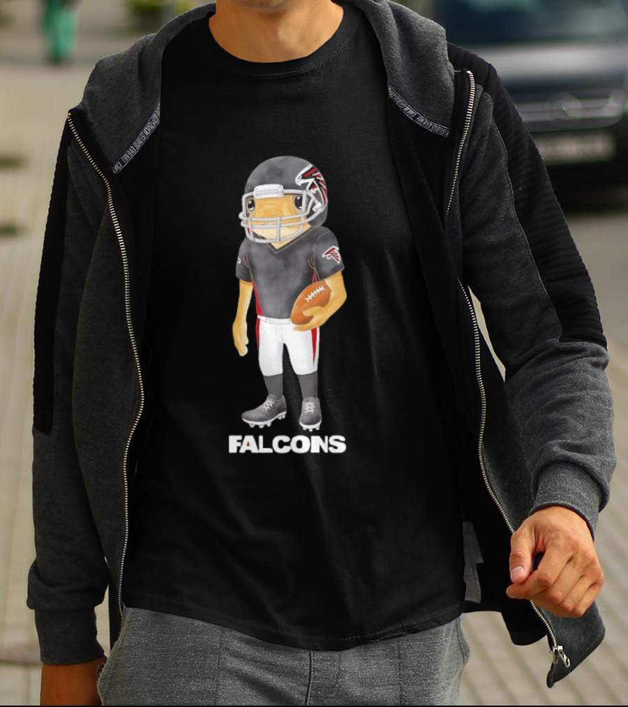 Bad Bunny Collaboration Atlanta Falcons NFL Team T-Shirt