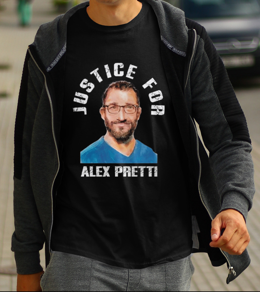 Justice For Alex Pretti Stand With Alex Pretti T-Shirt