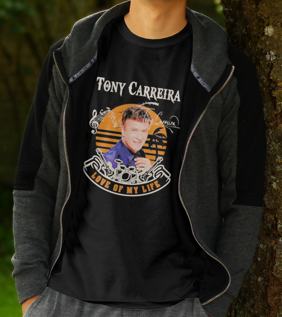 Tony Carreira Love Of My Life Music T-Shirt