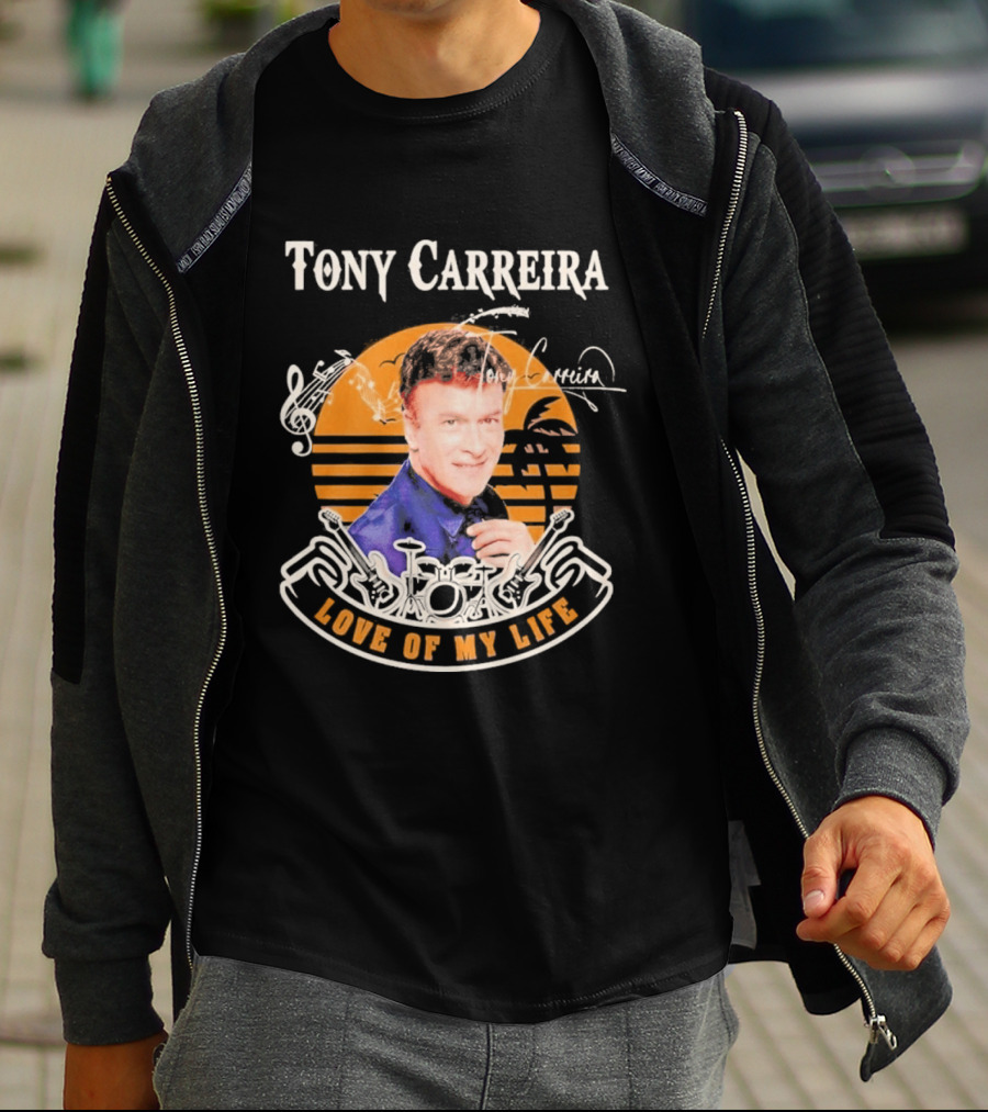 Tony Carreira Love Of My Life Music T-Shirt