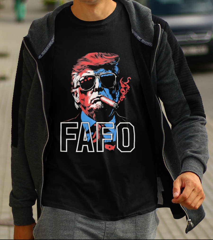 Trump Cigar FAFO Bold Patriotic T-Shirt