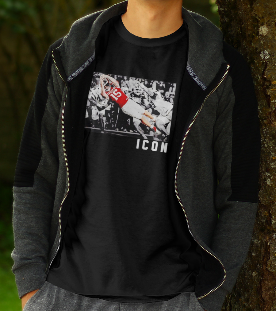 ICON Indiana Hoosiers Football Number 15 Action Play T-Shirt