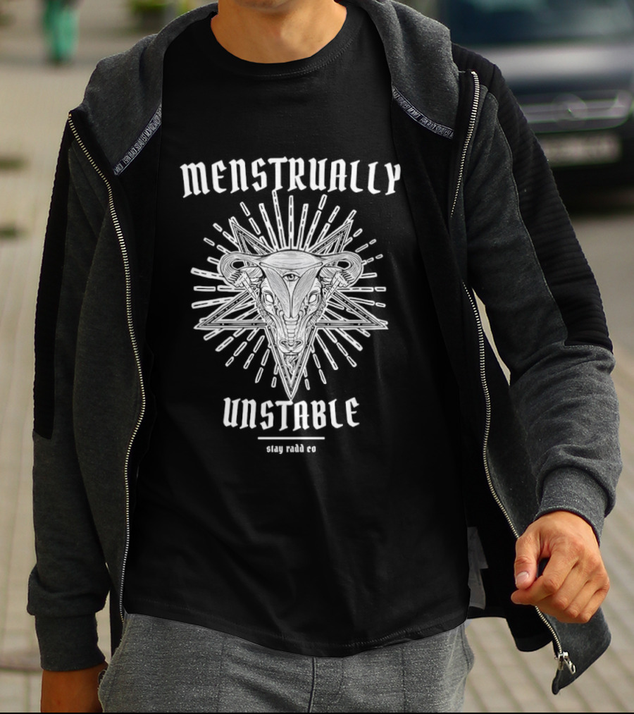Menstrually Unstable Stay Radd Co Starburst T-Shirt