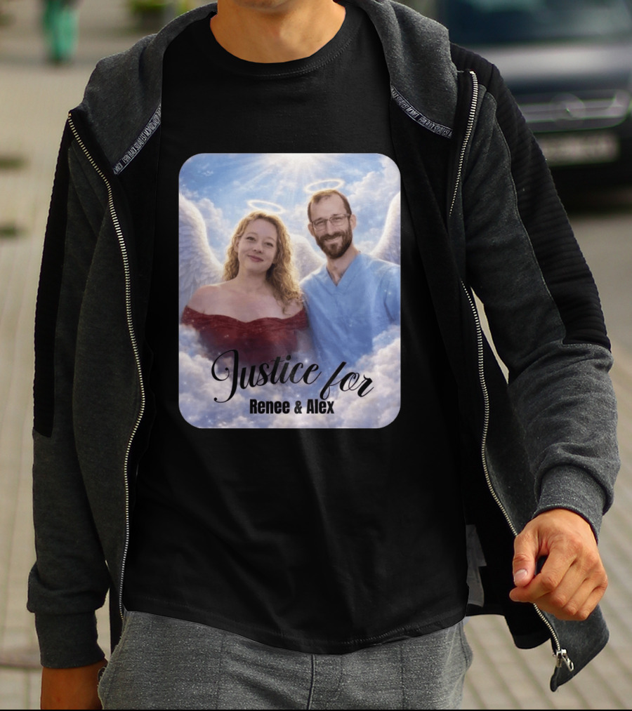 Justice For Renee And Alex Angel Wings Memorial T-Shirt
