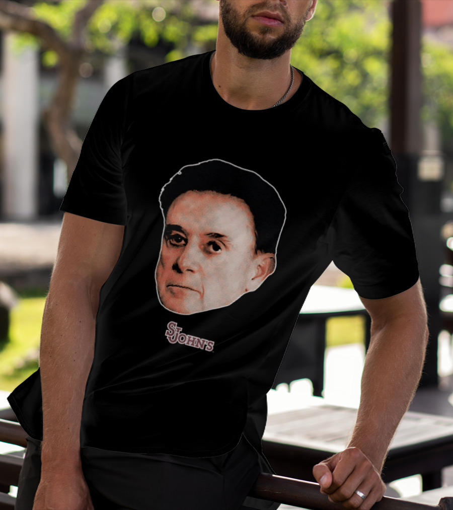 Rick Pitino Big Head St John's Red Storm T-Shirt