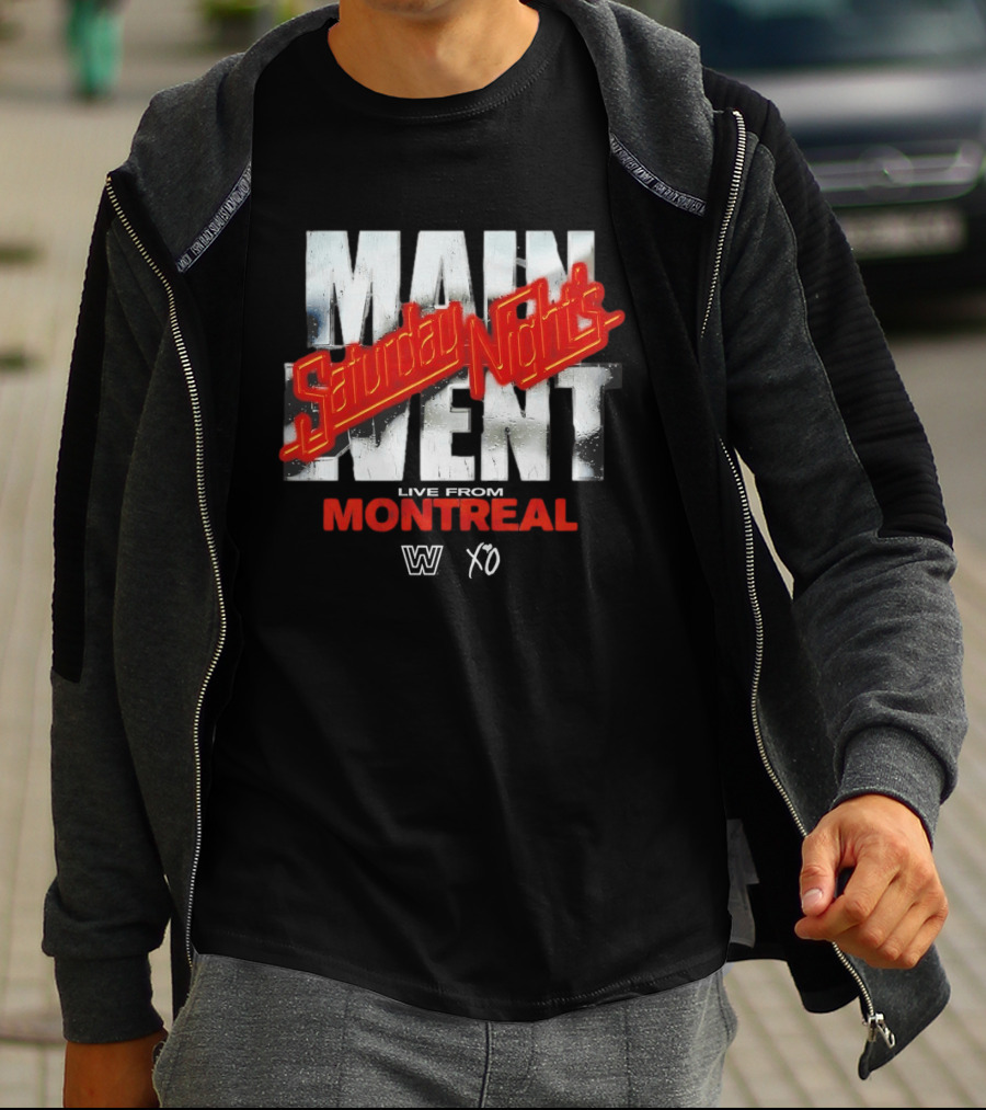 Saturday Night's Main Event Montreal WWE X The Weeknd T-Shirt