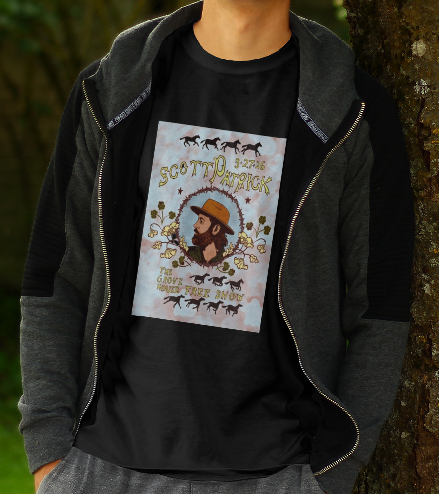 Scott Patrick The Grove House Free Show Mariposa CA March 27 2026 T-Shirt