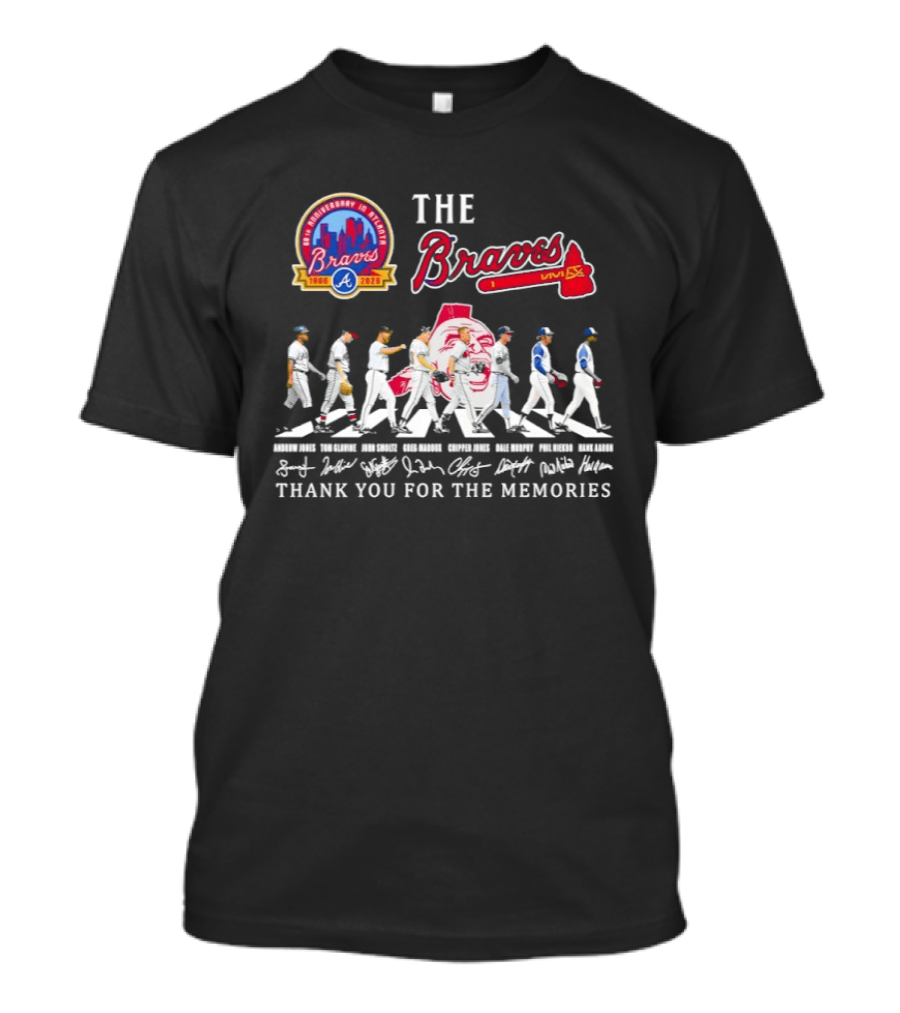 The Braves 60th Anniversary 1966 2026 Thank You For The Memories T-Shirt
