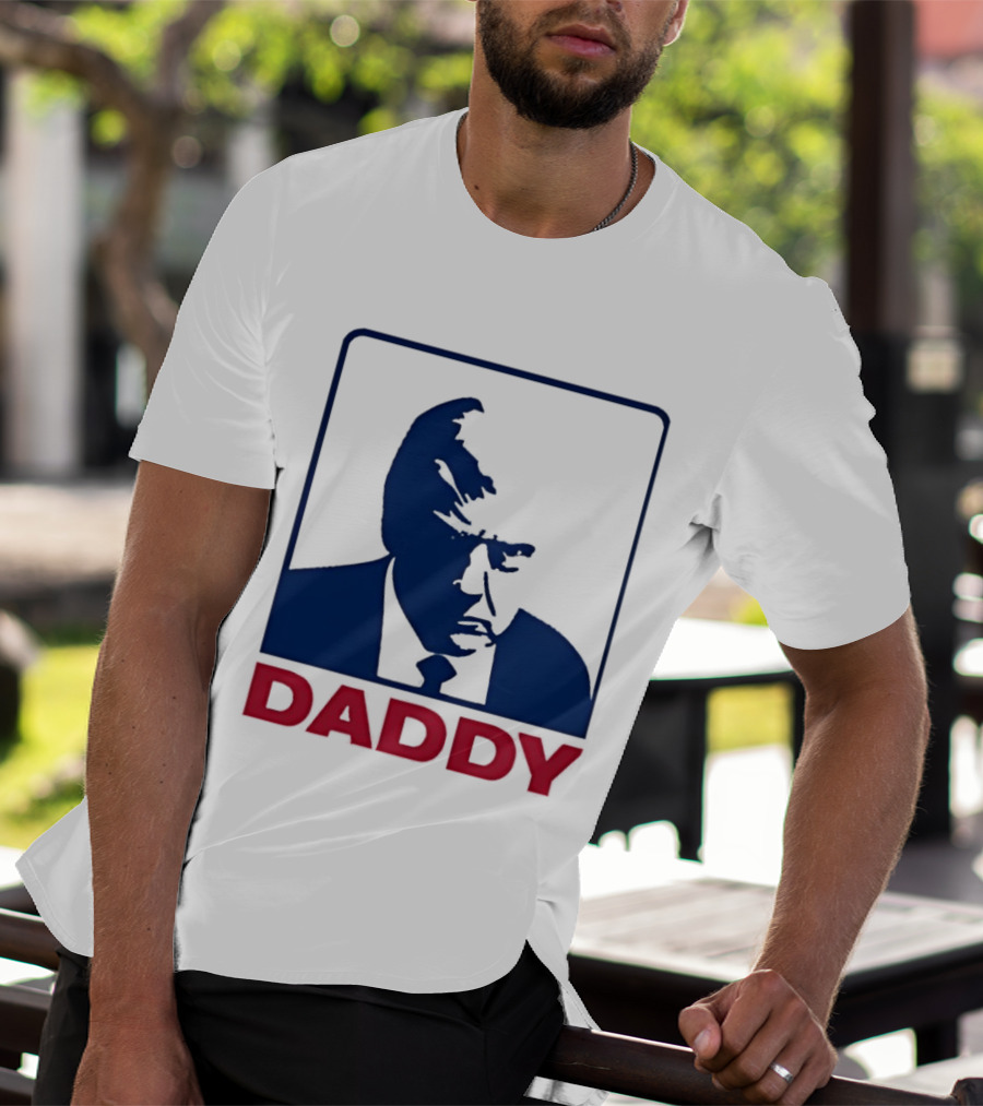 Daddy Donald Trump Blue Red T-Shirt