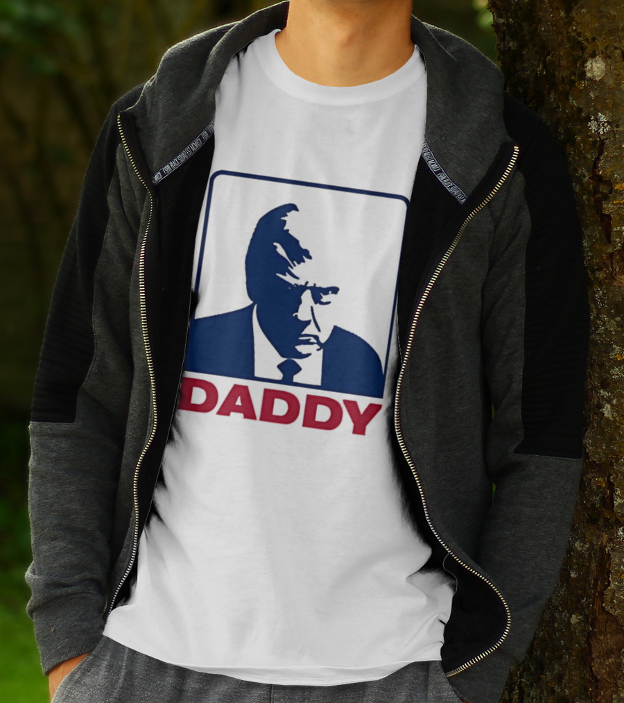 Daddy Donald Trump Blue Red T-Shirt