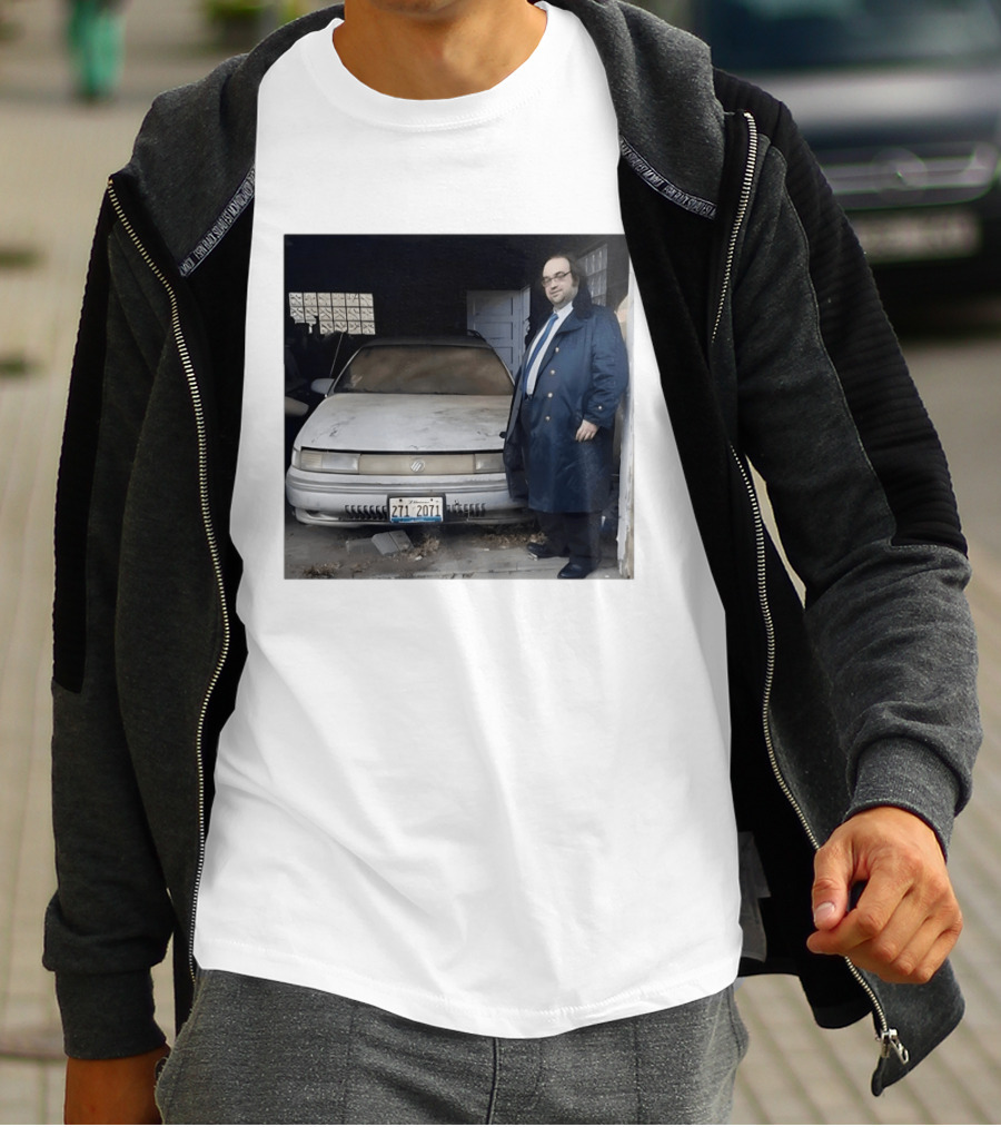 Mercury Sable Wagon 271 2071 Illinois License Plate Classic Scene T-Shirt