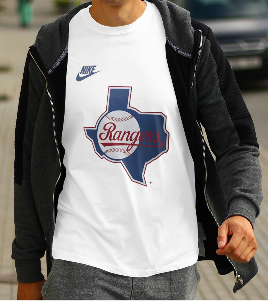 Rangers Baseball Texas Map Iconic Team T-Shirt