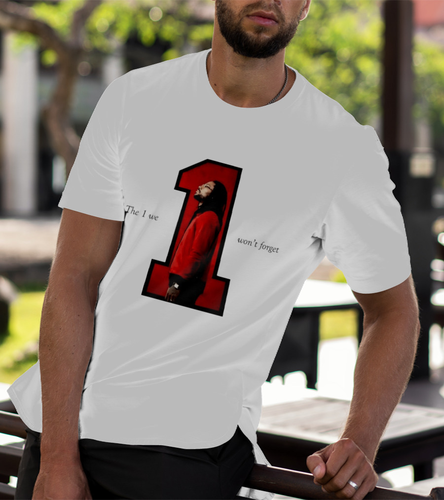 Derrick Rose The 1 We Won't Forget Iconic Red Jacket Legend T-Shirt