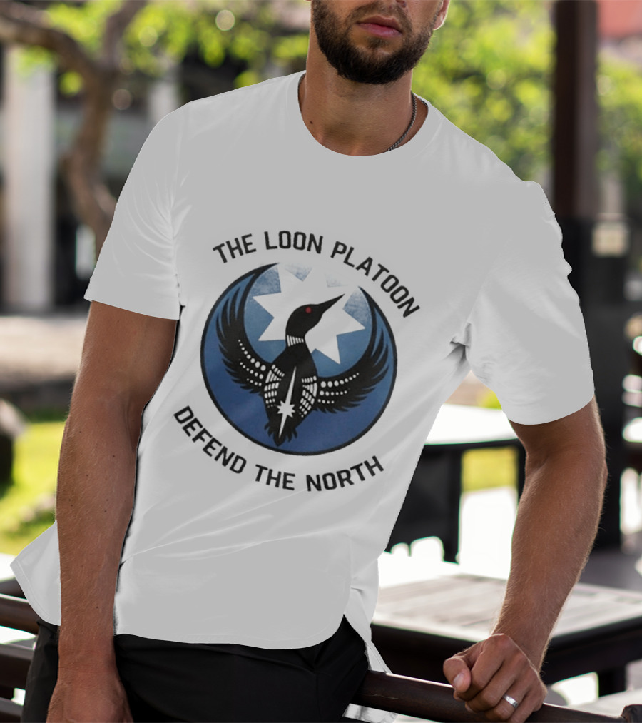 The Loon Platoon Defend The North Star T-Shirt