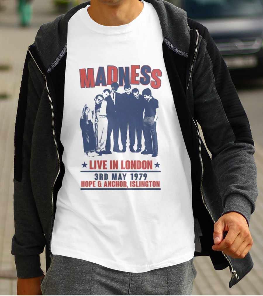 Madness Live In London 3rd May 1979 Hope And Anchor Islington T-Shirt