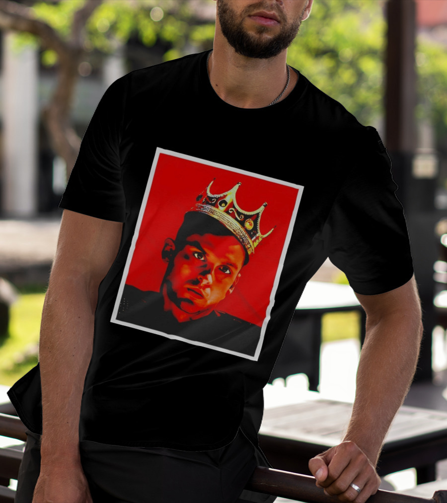 Anuel AA SoroKING Crown Portrait Red T-Shirt