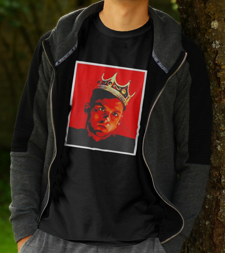 Anuel AA SoroKING Crown Portrait Red T-Shirt