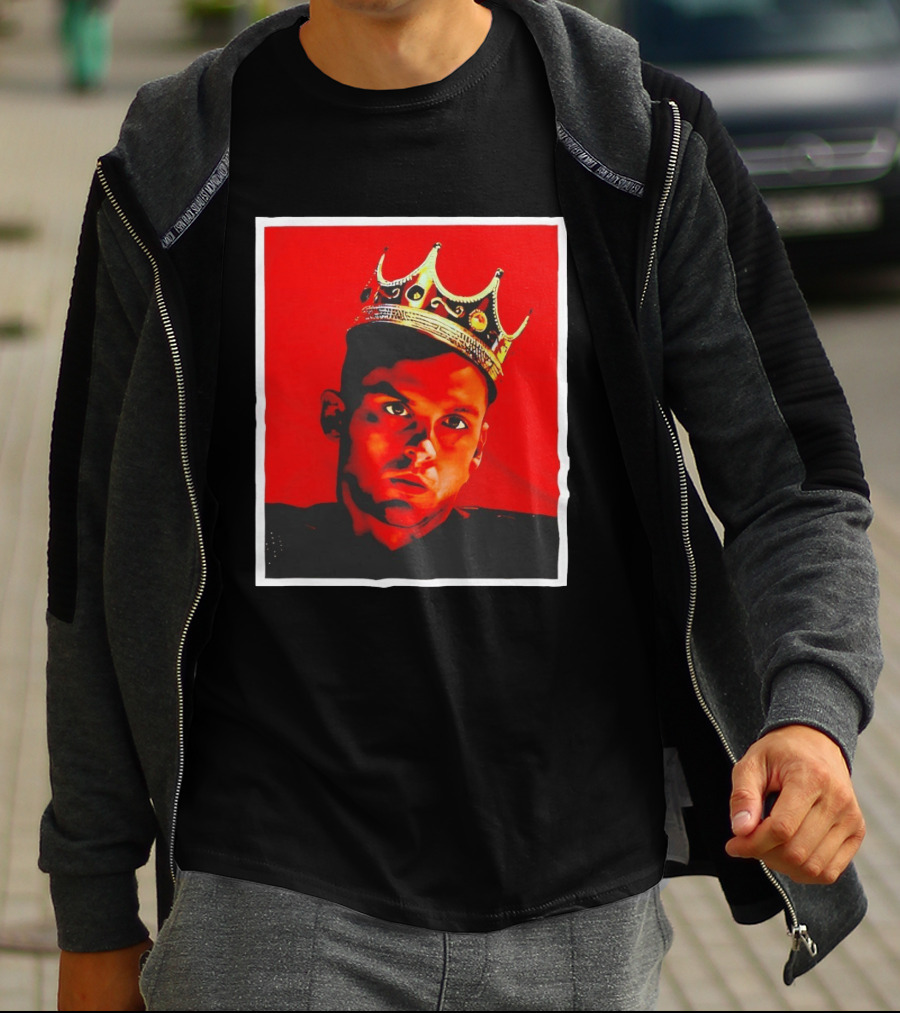 Anuel AA SoroKING Crown Portrait Red T-Shirt