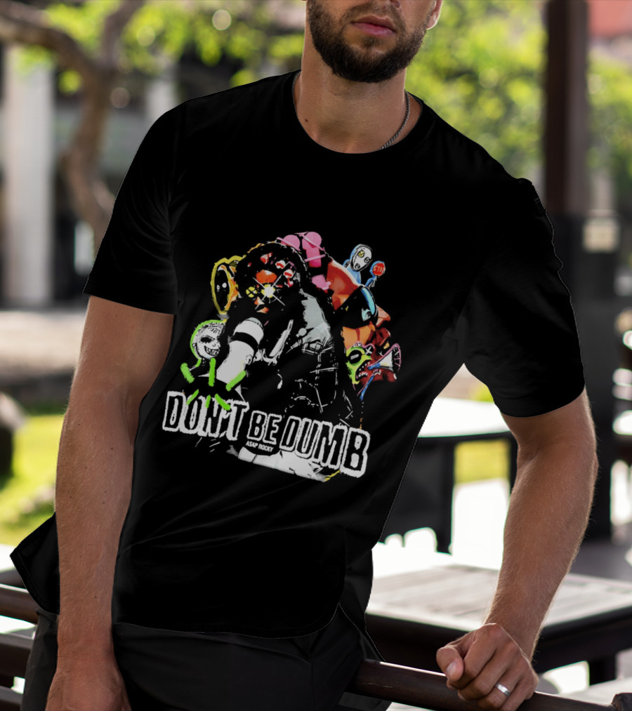 Asap Don't Be Dumb Colorful Robot 2026 T-Shirt