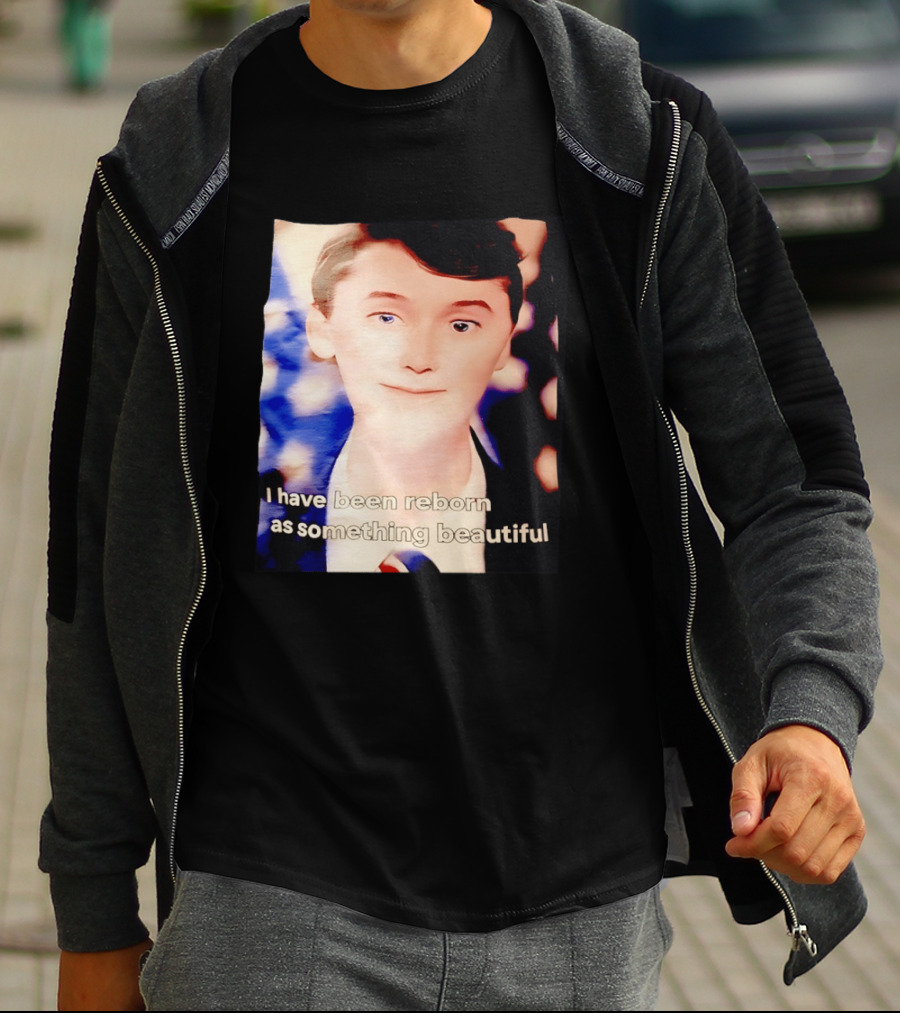 Charlie Kirk I Have Been Reborn As Something Beautiful T-Shirt