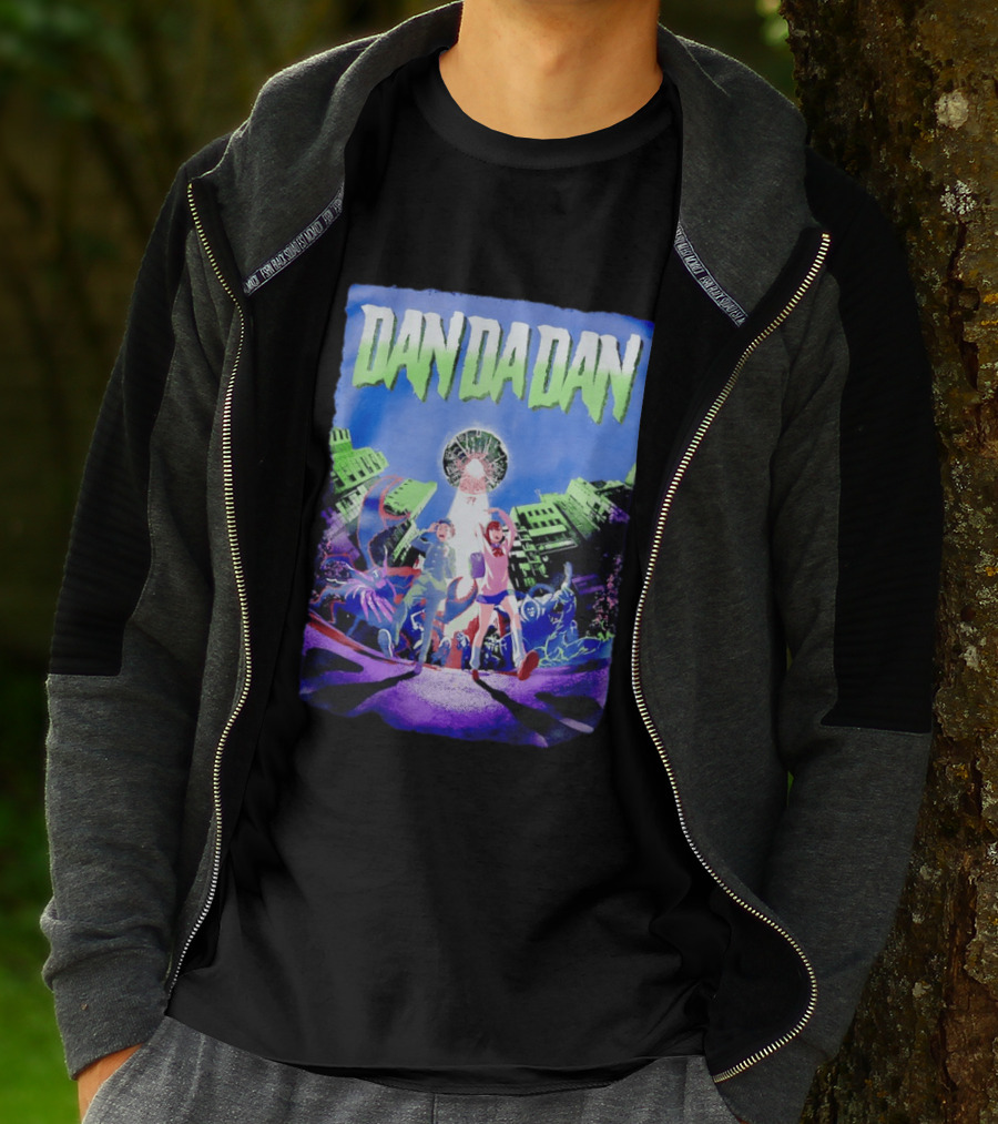 Dan Da Dan Momo Ayase Ken Takakura Manga Characters Urban Adventure T-Shirt