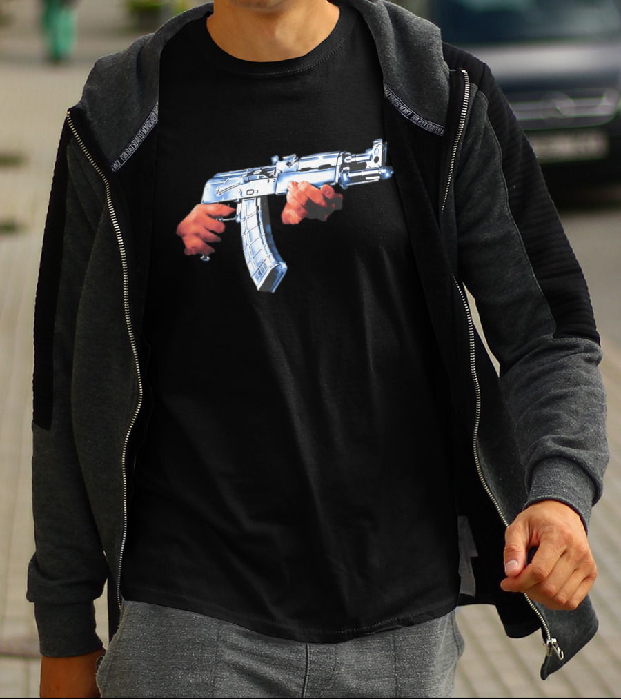 Gun Uncompromising AK 47 Illustration Ruger T-Shirt