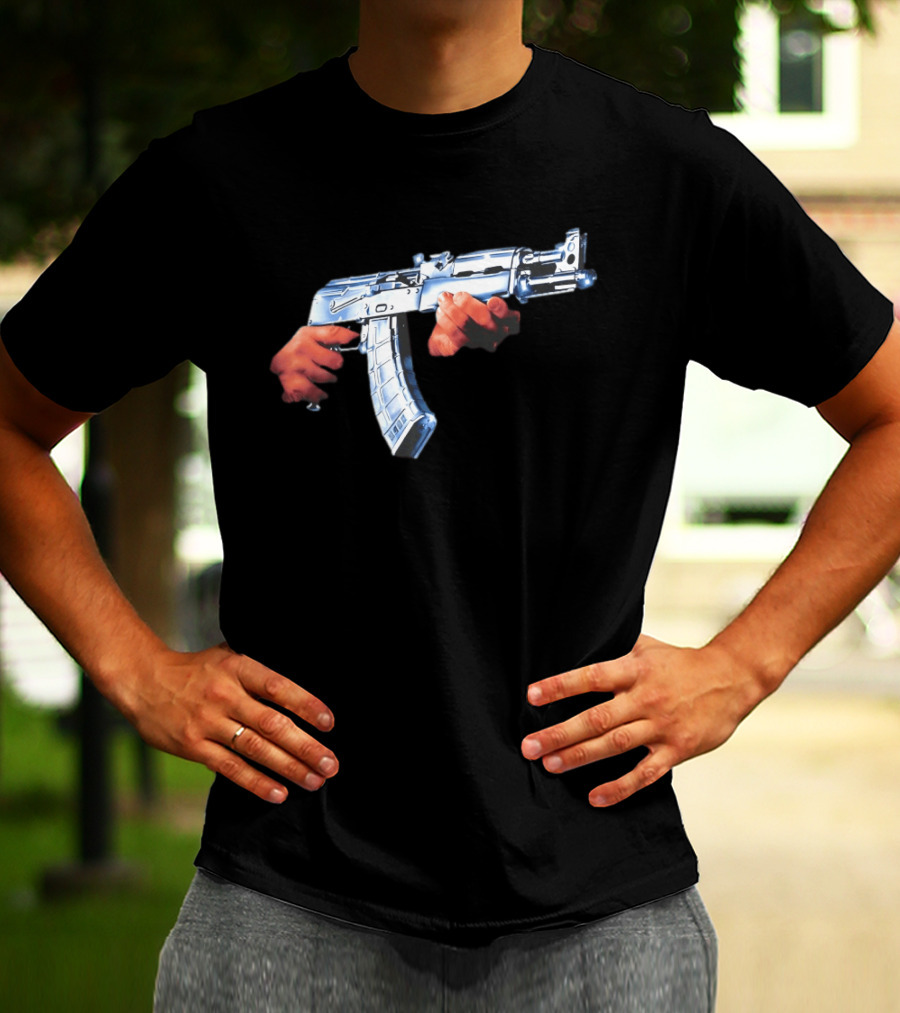Gun Uncompromising AK 47 Illustration Ruger T-Shirt